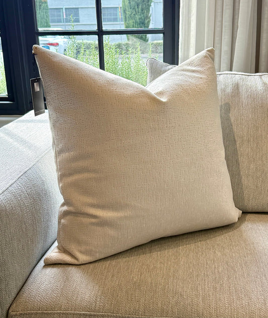 SOLO IVORY VELVET PILLOW