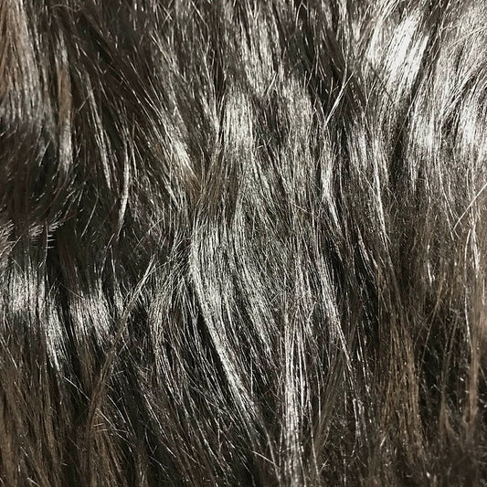 LONG HAIRED MOUNTAIN GOAT PILLOW - BLACK