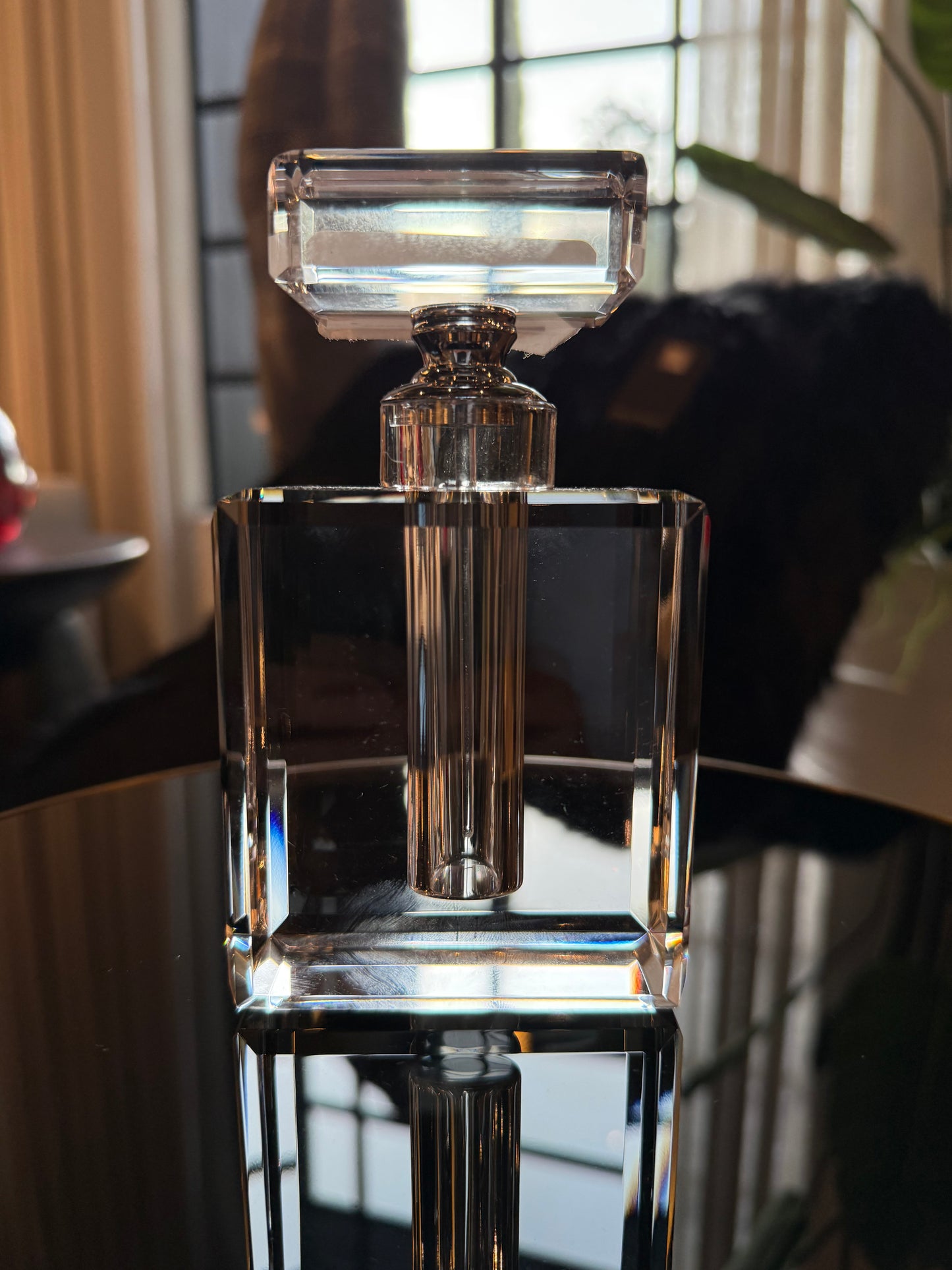 RECTANGLE CRYSTAL PERFUME BOTTLE