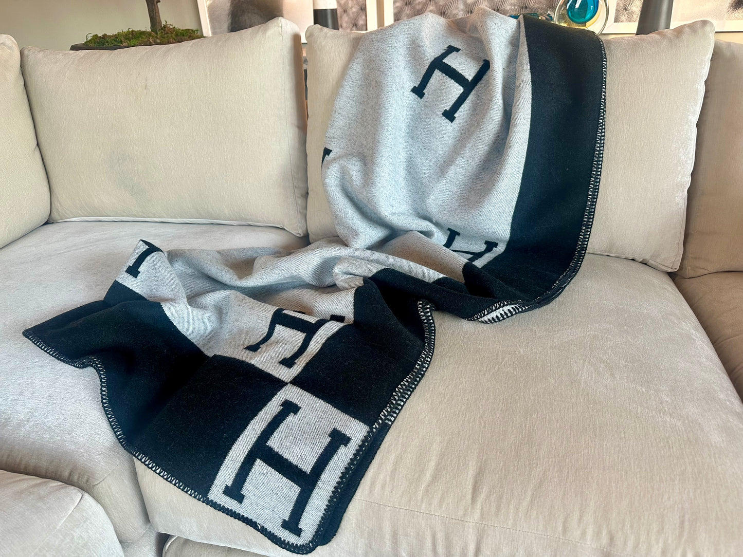 H THROW BLANKET
