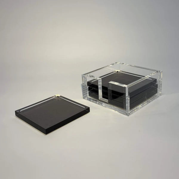 BLACK ACRYLIC COASTERS