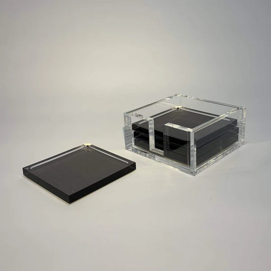 BLACK ACRYLIC COASTERS