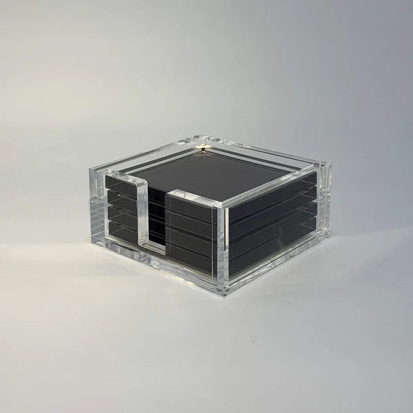 BLACK ACRYLIC COASTERS