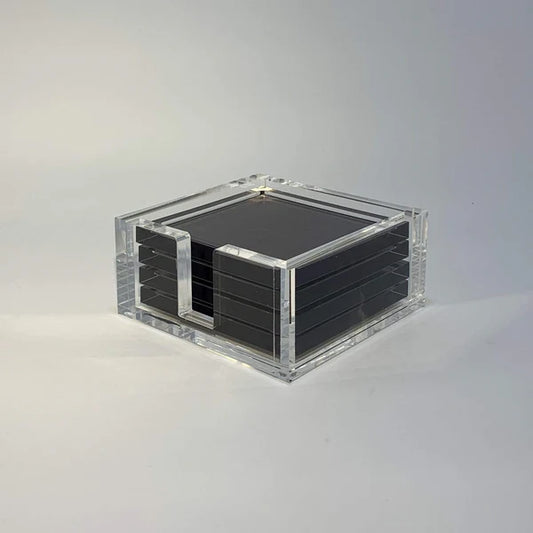 BLACK ACRYLIC COASTERS