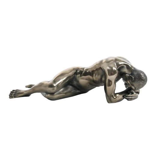 BRONZE MALE STATUE